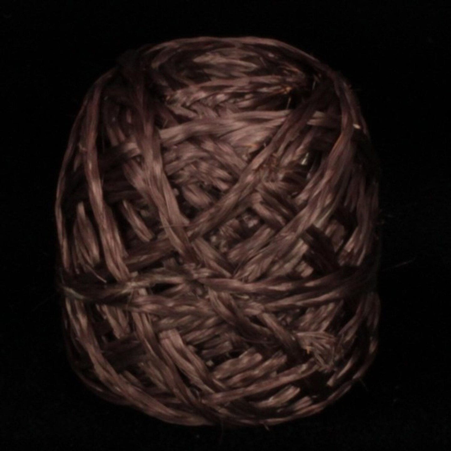 The Ribbon People Chocolate Brown Braided Snail Bundled Natural Raffia Ribbon 3.1mm x 280 Yards