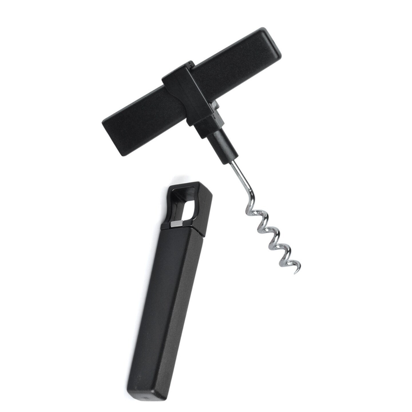 GC Home &#x26; Garden 7.5&#x22; Black Metal Pocket Wine Corkscrews