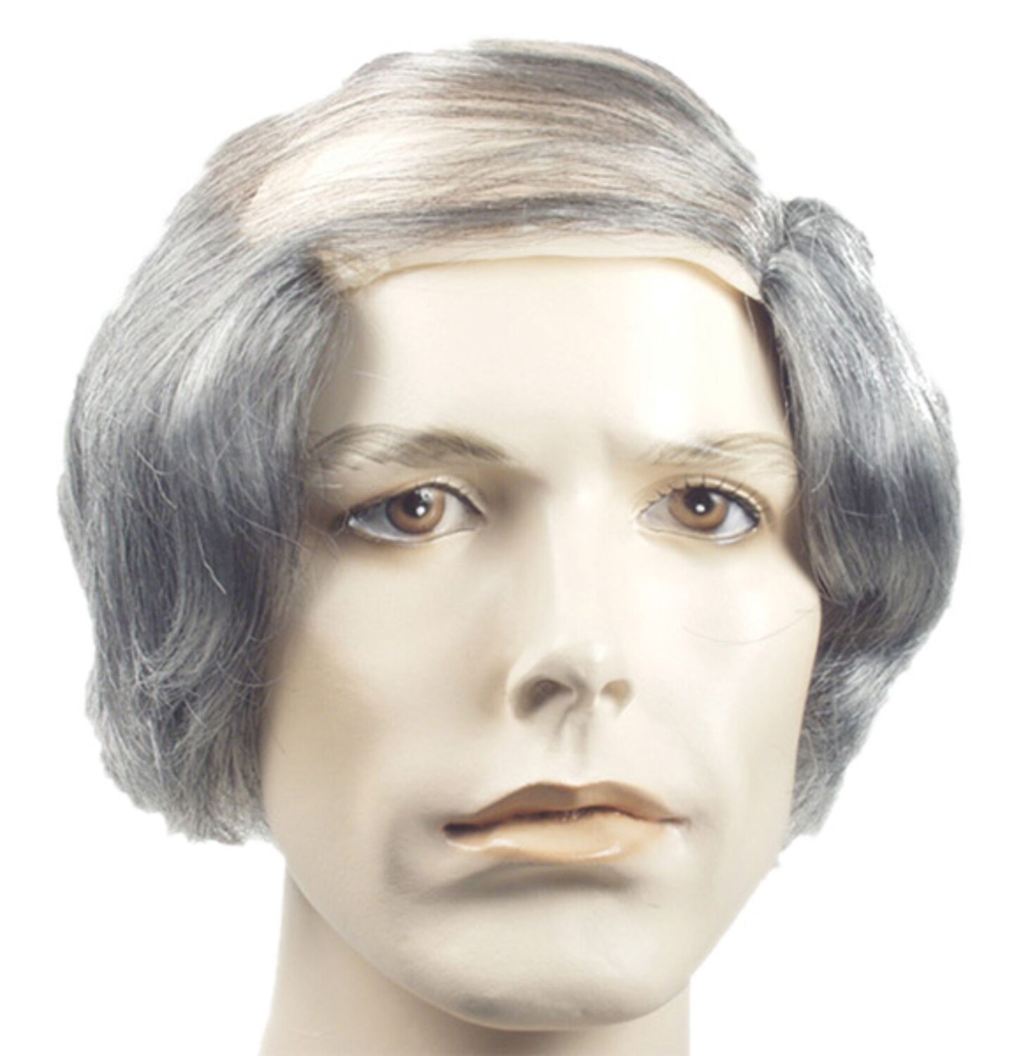 The Costume Center Black and Beige Bald Comb Over Halloween Wig Costume Accessory - One Size