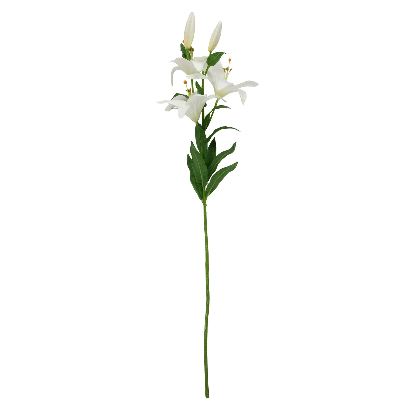 Allstate 28&#x22; White Easter Lily Artificial Silk Floral Spray