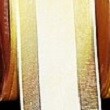 The Ribbon People Gold and White Margaritte Craft Ribbon 1.5" x 30 Yards