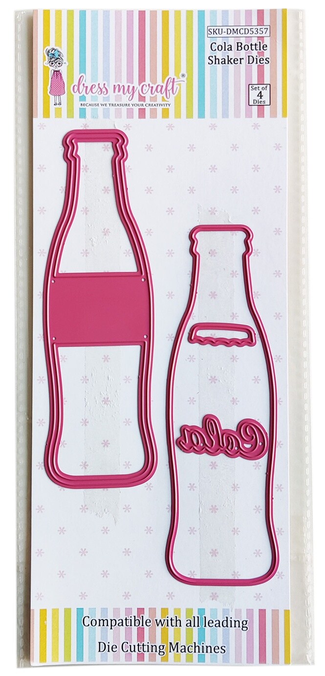 Dress My Craft Shaker Dies-Cola Bottle