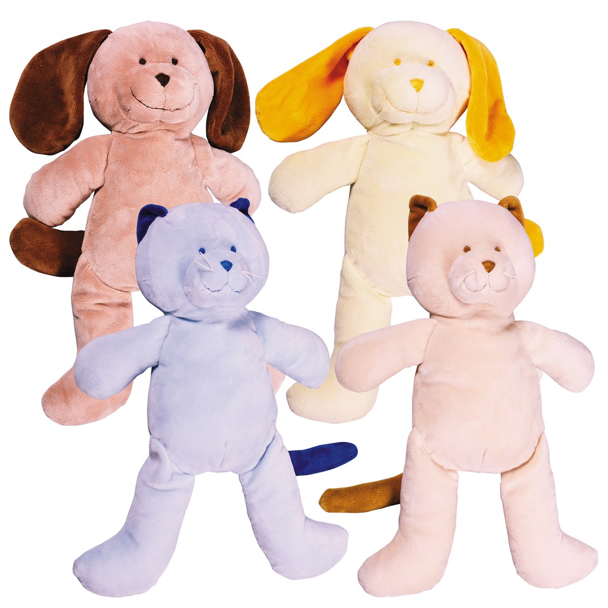 Kaplan Early Learning Company Plush Lovable Cats &#x26; Dogs