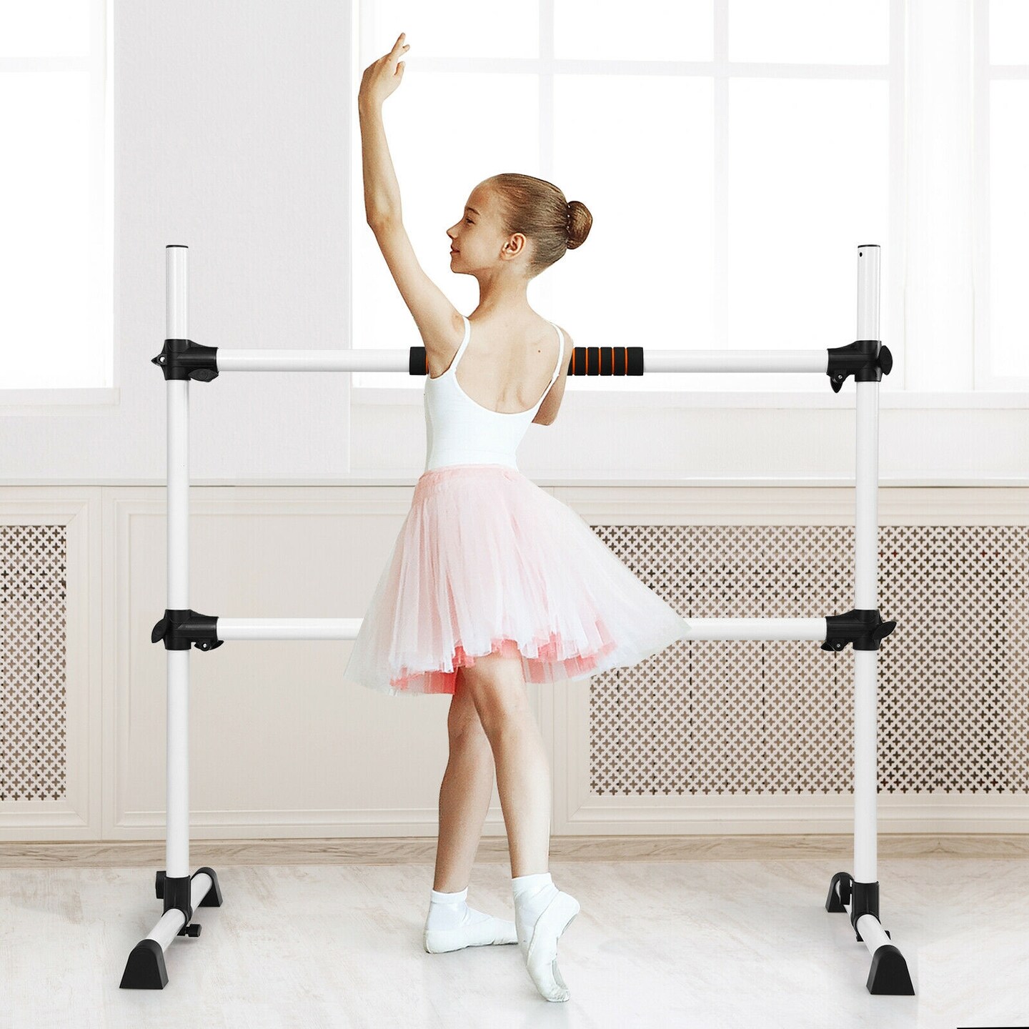 Portable Ballet Barre with Adjustable Height