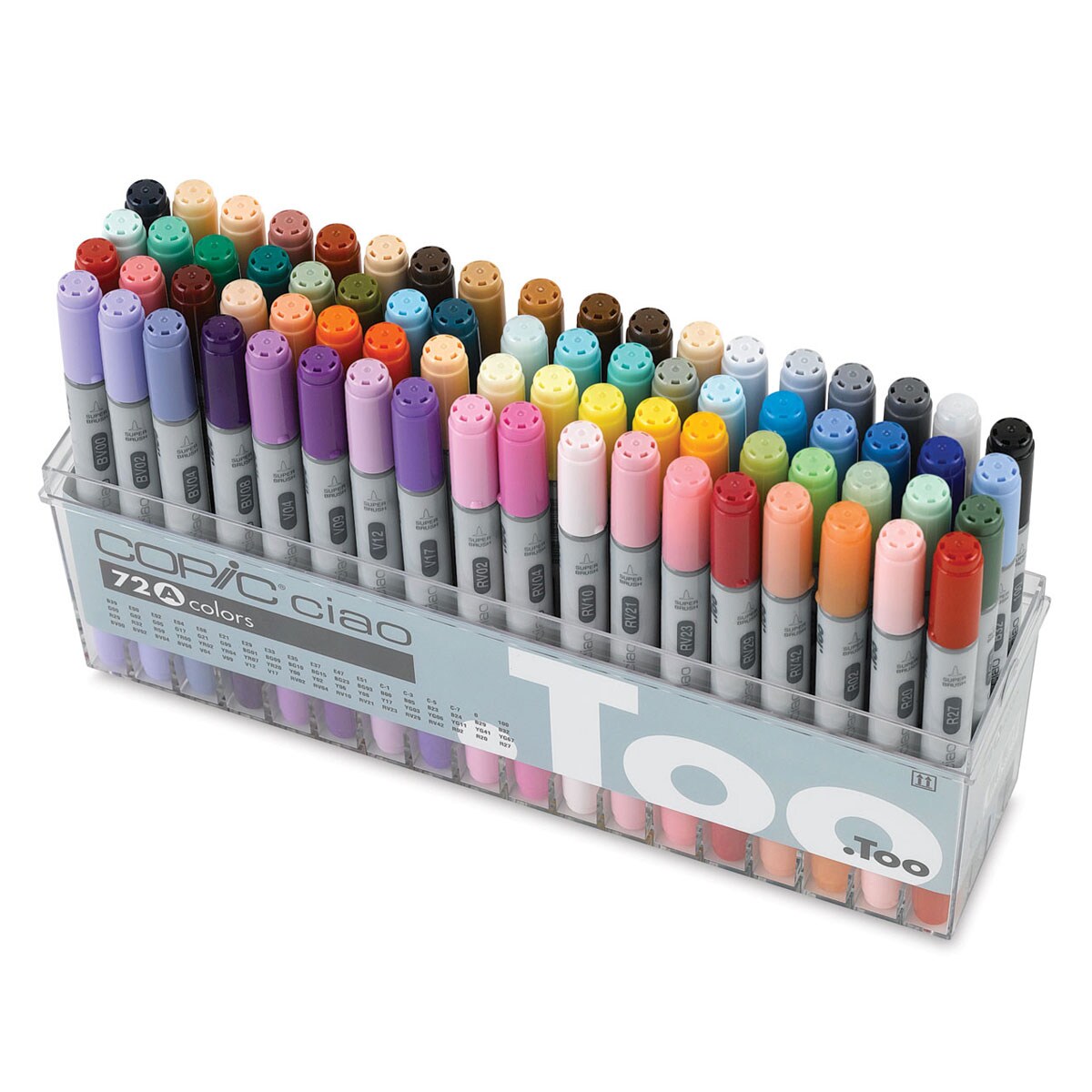 Copic Double Sided Markers top set Lot of 72