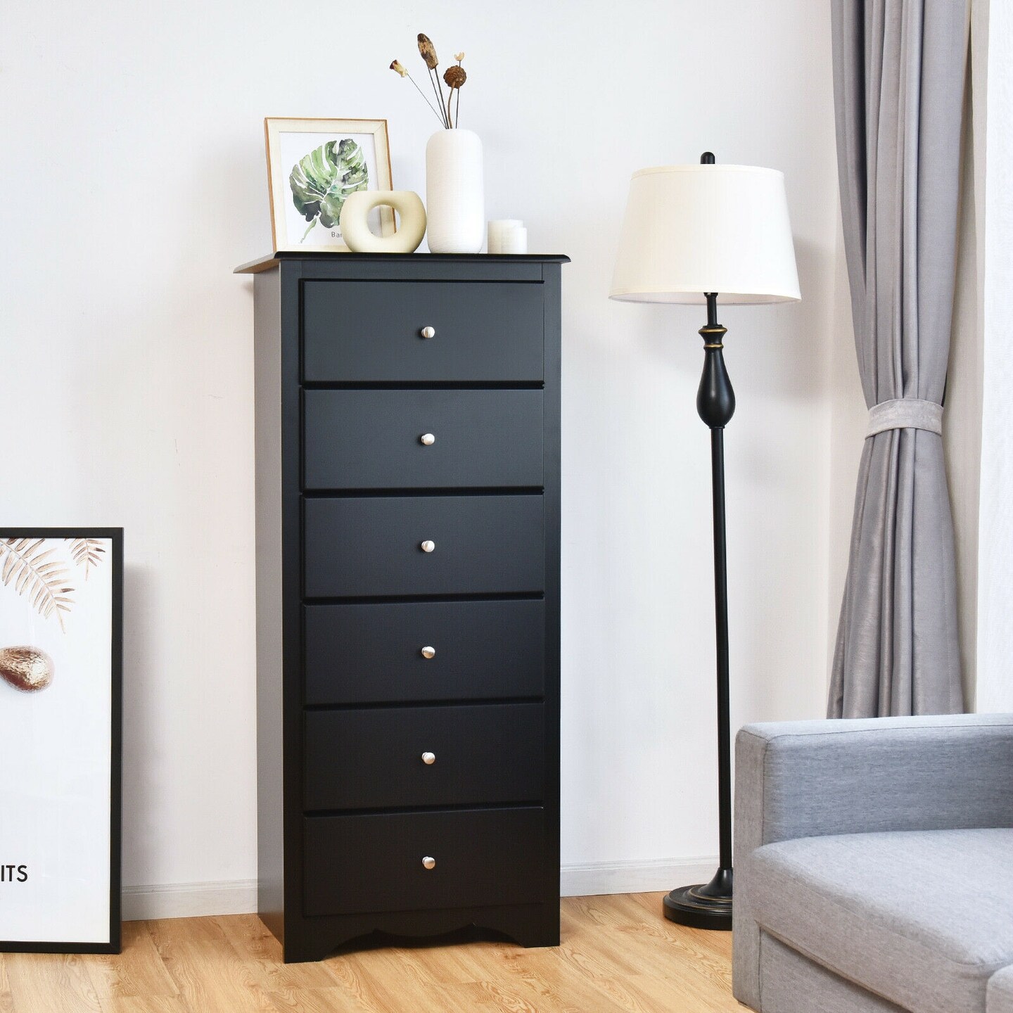 6 Drawers Chest Dresser Clothes Storage Bedroom Furniture Cabinet, Color: Black | Michaels 6 Drawers Chest Dresser Clothes Storage Bedroom Furniture Cabinet, Color: Black | Michaels