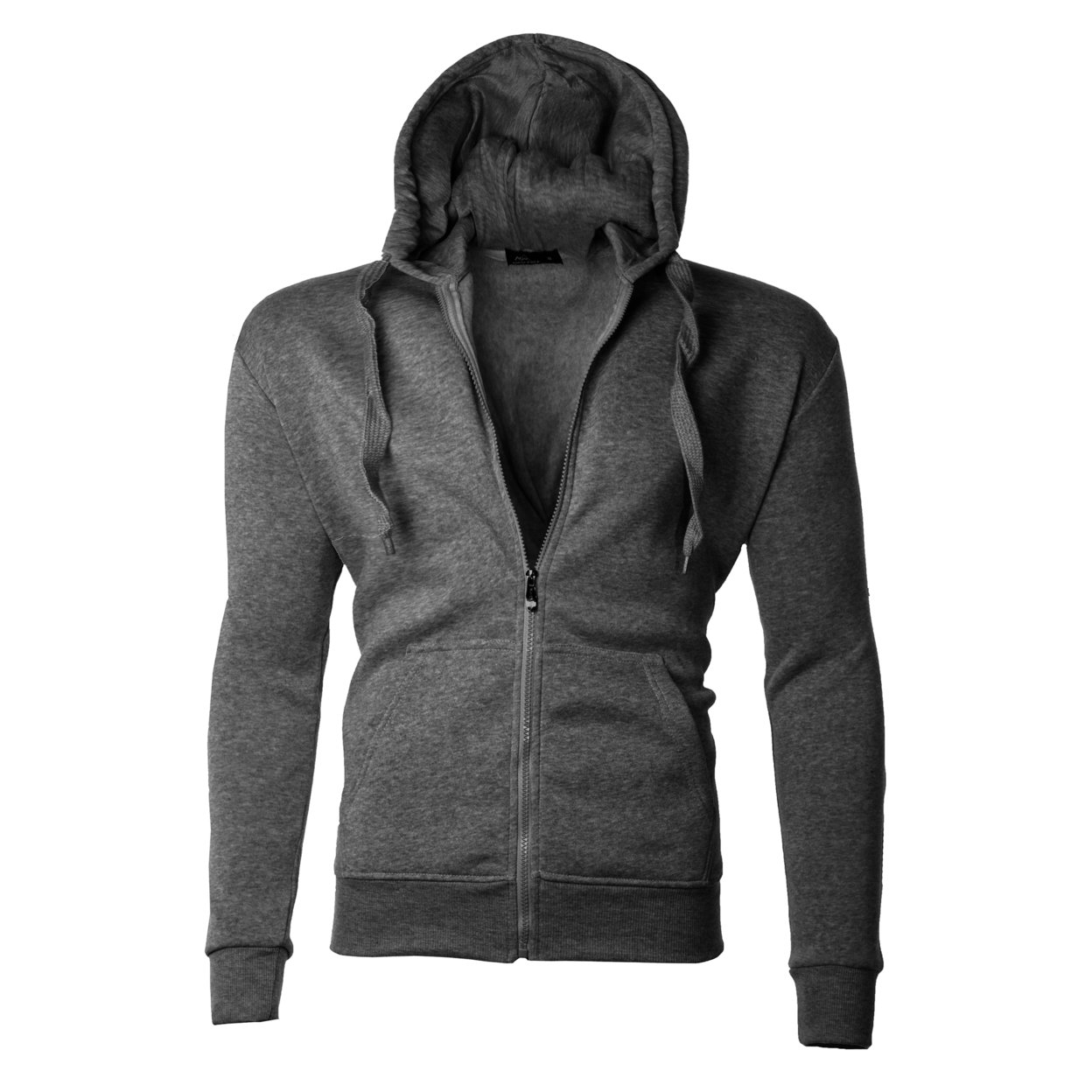 Men's Moisture Wicking Marled Hoodie (S-XXL) Men's Cozy Drawstring Thick Hoodie