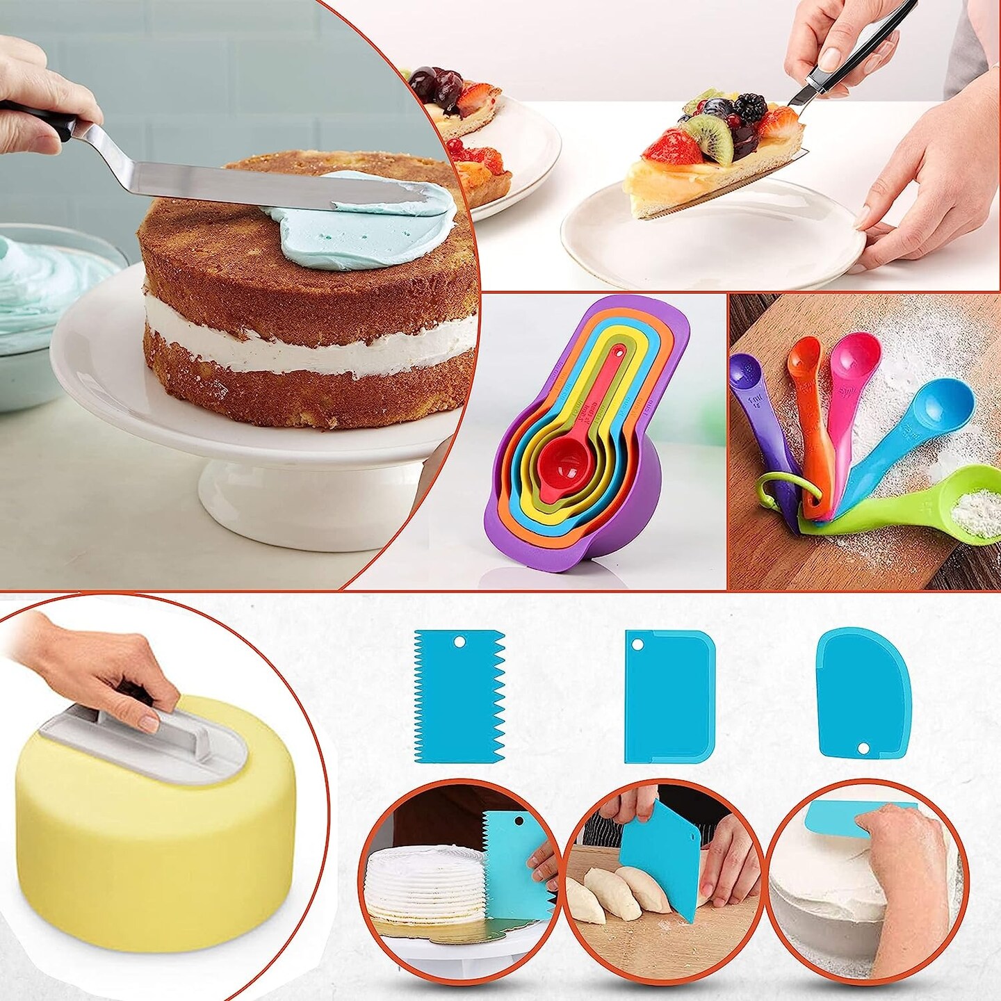 Cake Decorating Supplies Kit with Baking Supplies 700 Pieces