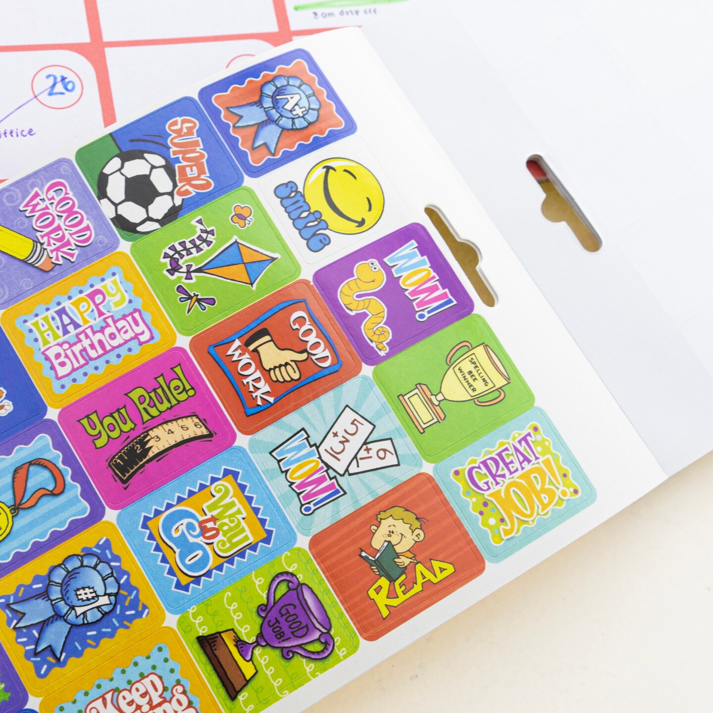 BAZIC Reward Sticker Book - Plastic Stickers