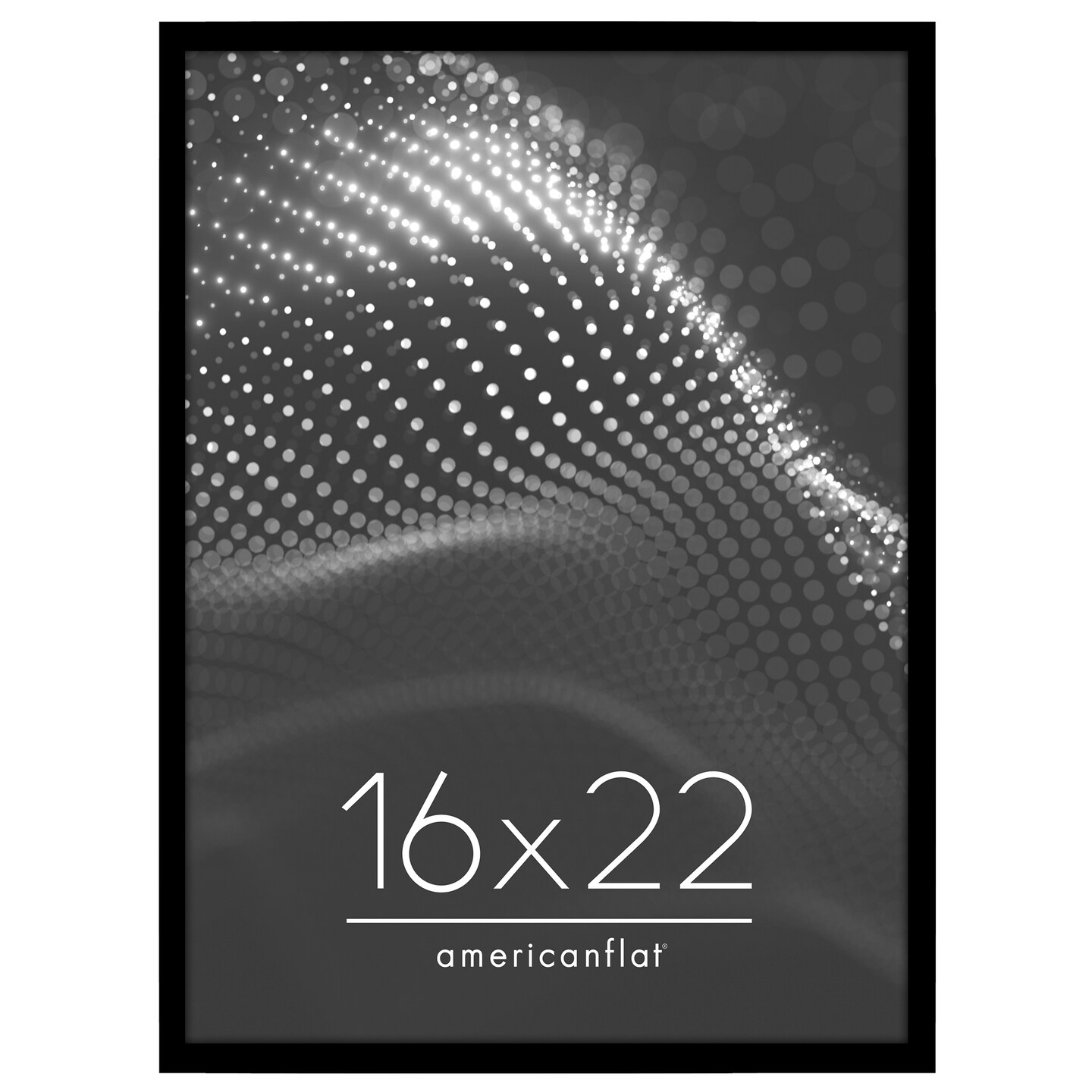 Americanflat Poster Frame - Perfect Frame for Photos and Artwork - Large Picture Frame - Polished Plexiglass - Hanging Hardware with Horizontal and Vertical Display
