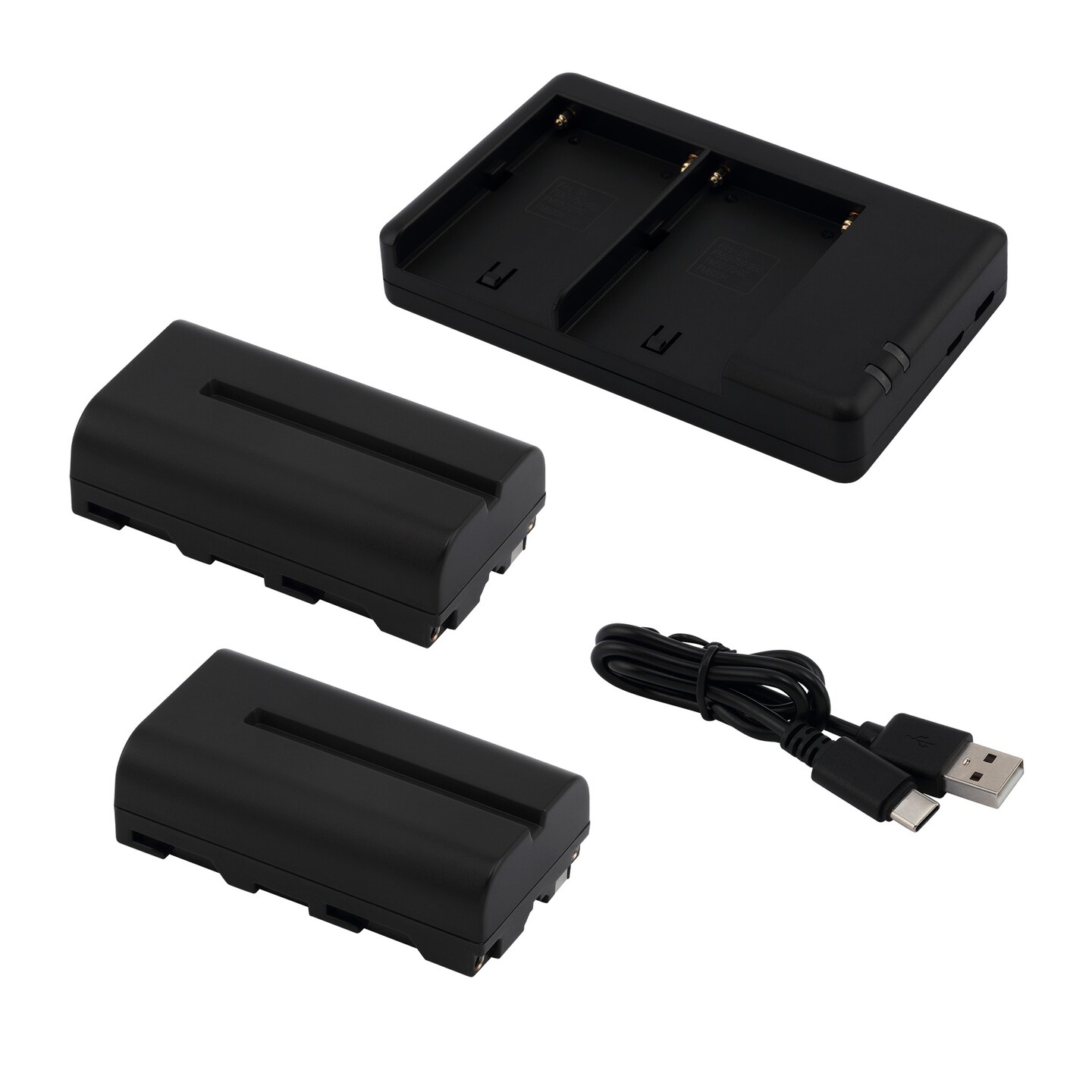 ColorView Lux Rechargeable NP-F550 Battery Pack of 2F Series Batteries, Compatible with ColorView Lux Artist Studio Light, Long-Lasting Replacement NP-F Battery Power, 2200mAh capacity