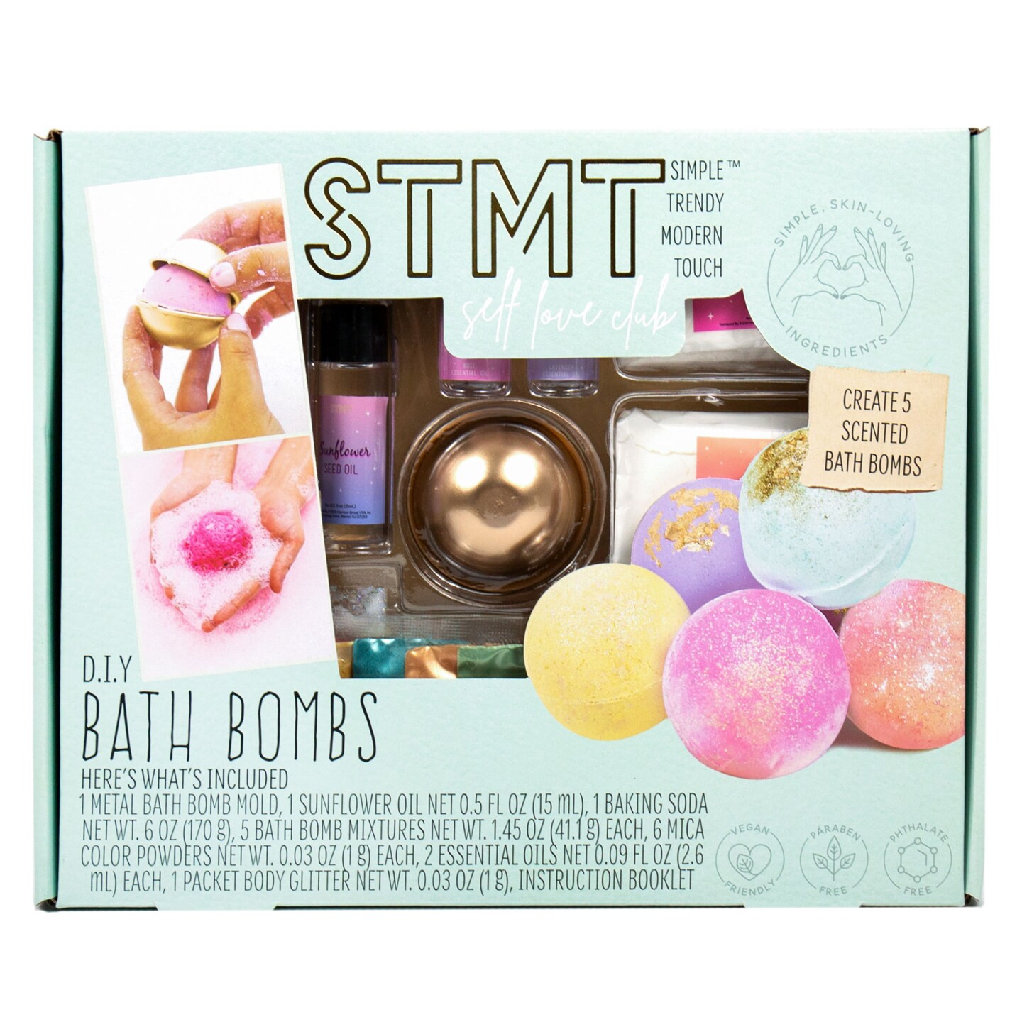STMT Self-Love Club D.I.Y. Bath Bombs