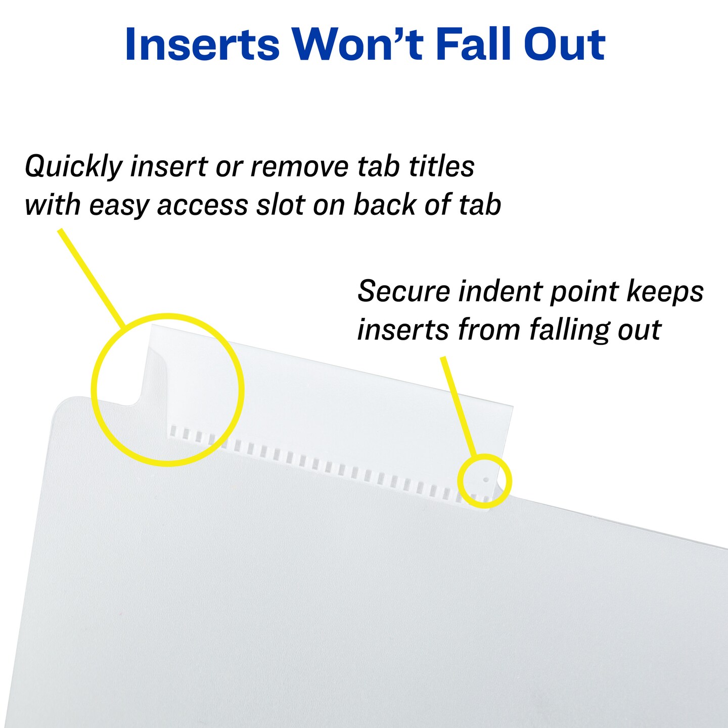 Avery Big Tab Insertable Dividers, 8 Clear Tabs, 24 Set Value Pack (11115)