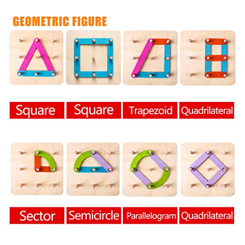 Wooden Letter and Number Construction Activity Set Educational Preschool Toys Shape Color Recognition Pegboard Sorter Set Board Blocks Stack Sort for Toddler Kids Boys Girls Non-Toxic Toy