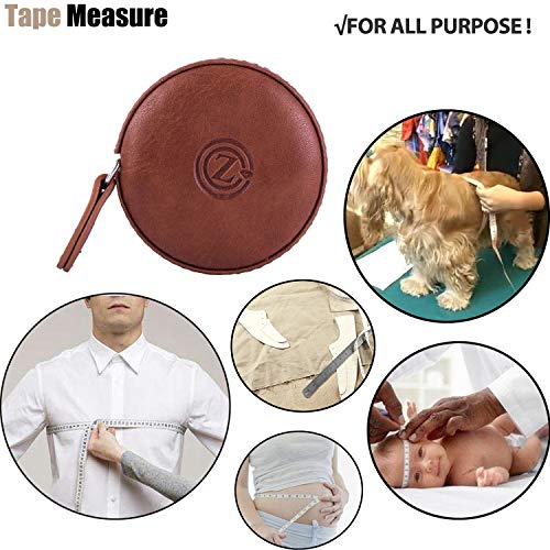 Jolly 60-Inch 1.5 Meter Soft and Retractable Tape Measure Medical Body Measurement Tailor Sewing Craft Cloth Dieting Measuring Tape Random Color, Size