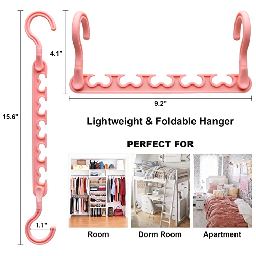 8-Pack-Closet-Organizers-and-Storage,Clothes-Organizer-Hangers for Heavy  Clothes Sturdy Home Closet Organization and Storage,College-Dorm-Room-Essentials  for Girls,Closet-Storage-Space-Saving-Hangers