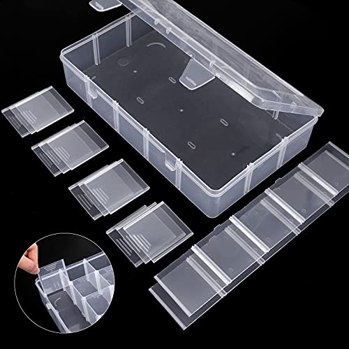 SGHUO 3 Pack15 Grids Large Plastic Storage Box Organizer Box,15