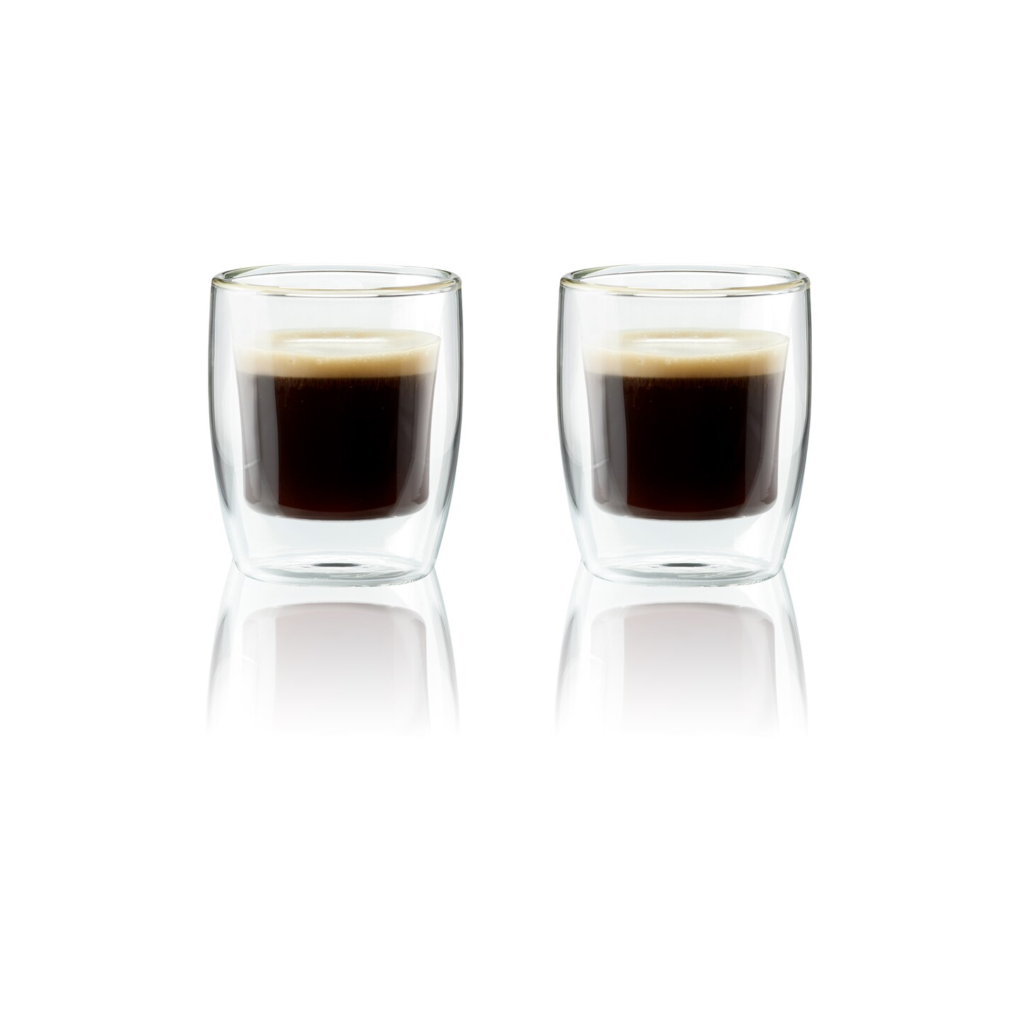 Henckels Cafe Roma 2-pc Double-Wall Glassware 3oz. Espresso Glass Set