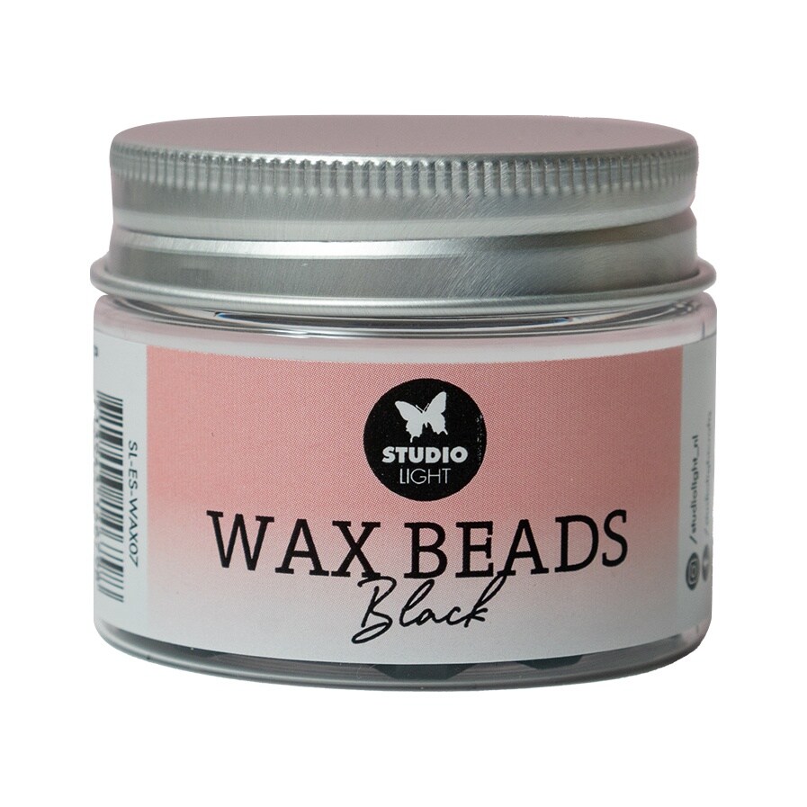 Studio Light Essentials Wax Beads-Nr. 07, Black