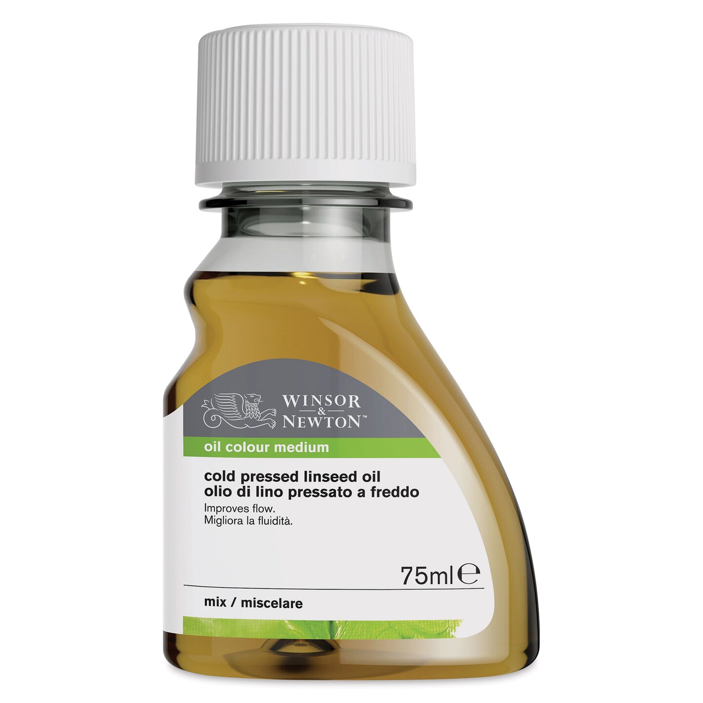 Winsor &#x26; Newton Cold Pressed Linseed Oil - 75 ml bottle