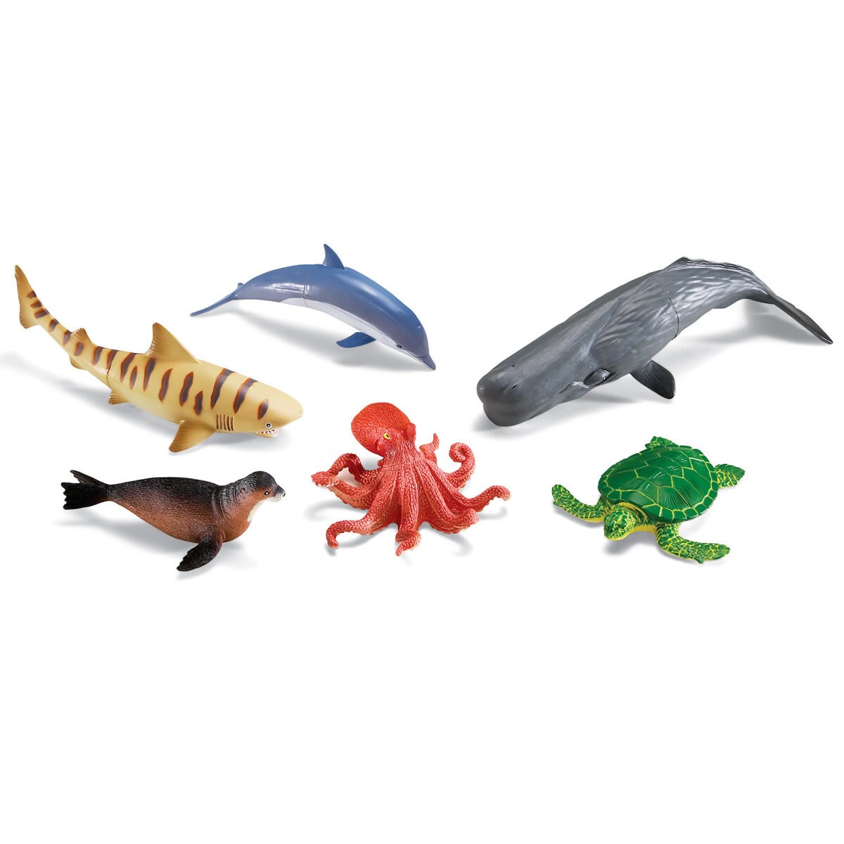 Learning Resources Jumbo Ocean Animals - 6 Pieces