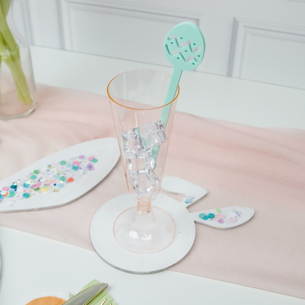 Unfinished Wood Bunny Coasters/Chargers 4"-13”, 1/8" Thick |Woodpeckers