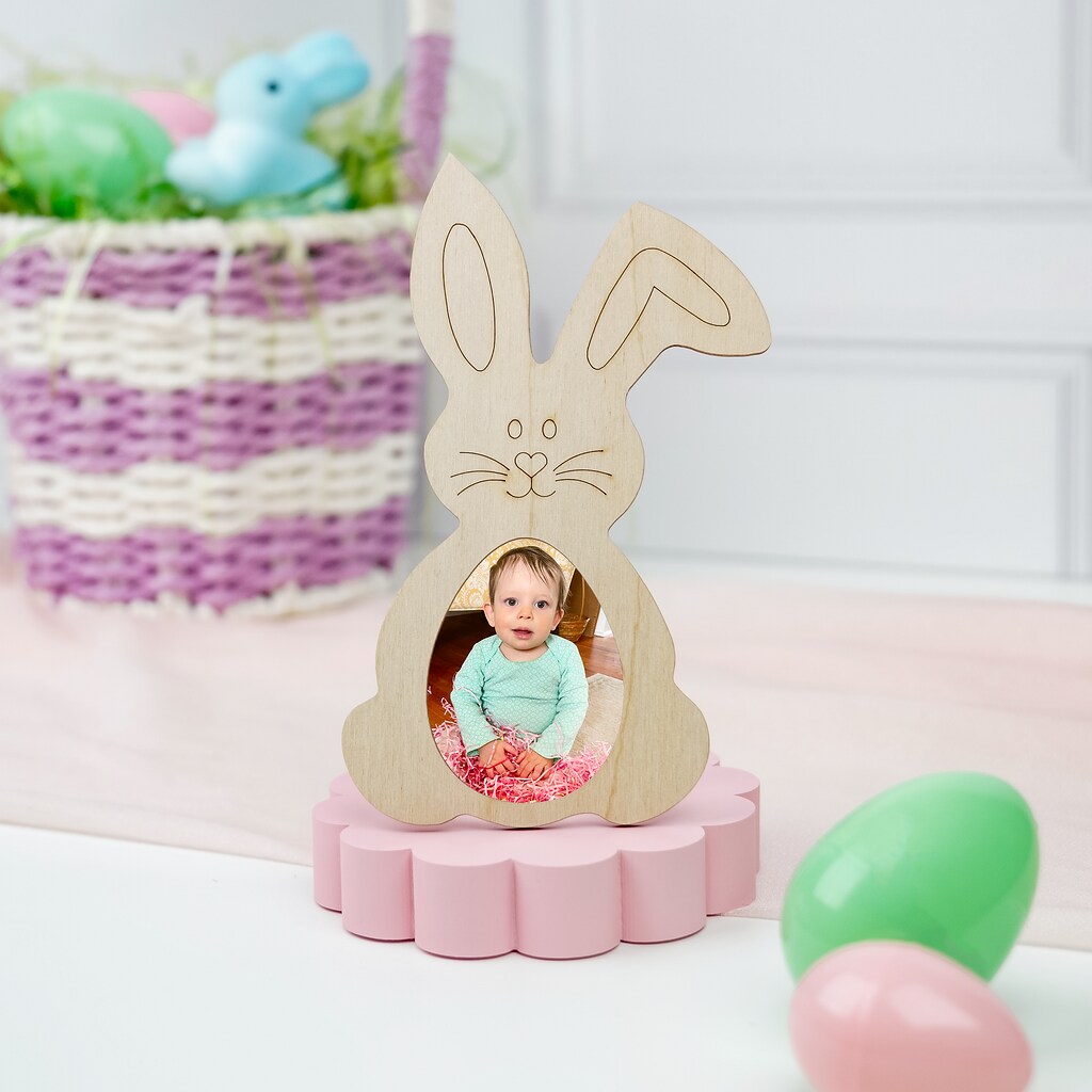 Wooden Bunny Picture Frame 6&#x22;-24&#x201D;, 1/8&#x22; Thick&#xA0;for Easter&#xA0;|Woodpeckers