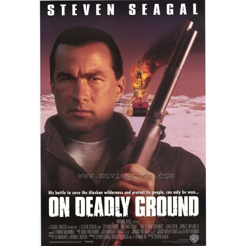Pop Culture Graphics On Deadly Ground Movie Poster Print (27 x 40) - Item  MOVIH1330