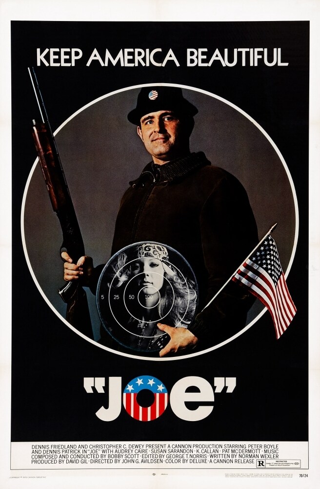 Posterazzi Joe Us Poster Art Top: Peter Boyle 1970. Movie Poster Masterprint