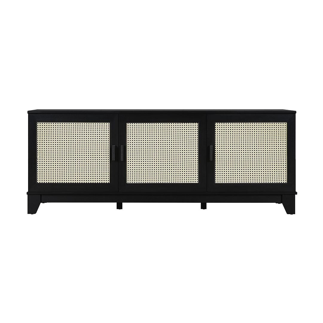Manhattan Comfort Sheridan 62.99 Modern Cane TV Stand