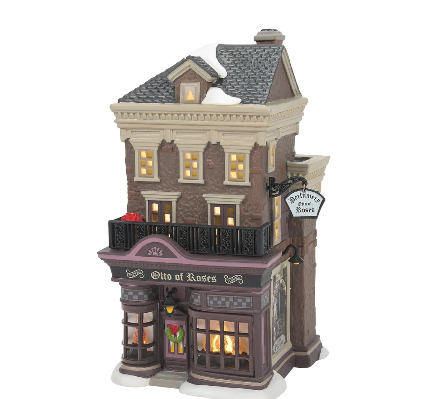 Department 56 Department 56 Dicken&#x27;s Village Christmas Otto Of Roses Lighted Perfumery #6011390