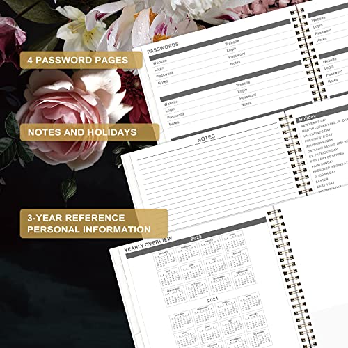 Monthly Planner/Calendar 2023-2025 - 2 Year Monthly Calendar 2023-2025 Planner, Jul. 2023 - Jun. 2025, 9&#x27;&#x27; x 11&#x27;&#x27;, Large Monthly Planner with Monthly Tabs, Twin-wire Binding, Useful Inner Pocket