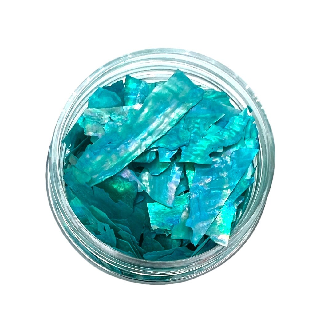 Mother of Pearl Crushed Genuine Abalone Shell Piece Inclusions - 8 Colors!