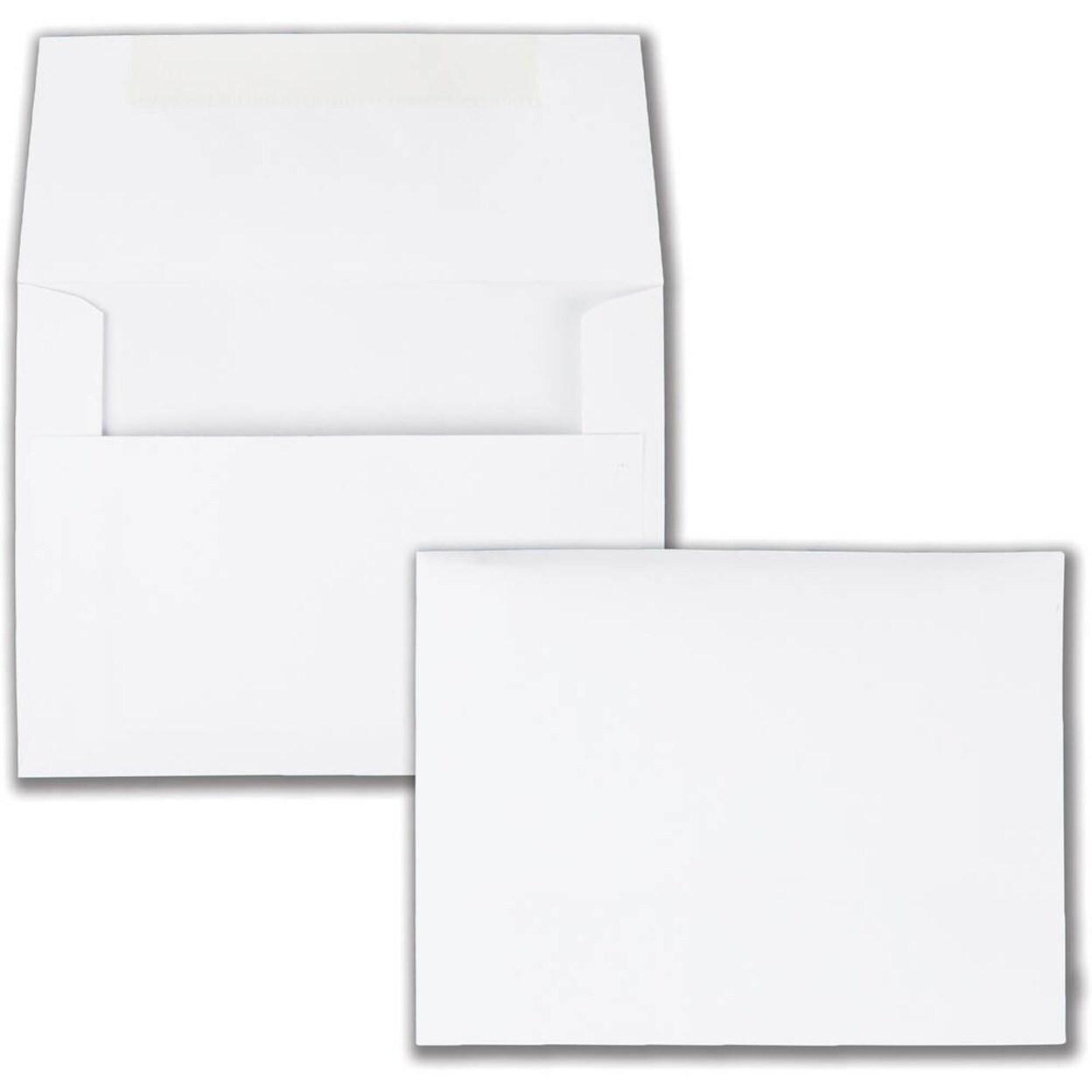 Quality Park   Invitation Envelopes - Announcement-1by2 - 4 3by8&#x22;W x 5 3by4&#x22; L- 24 lb - Gummed - Wove - White