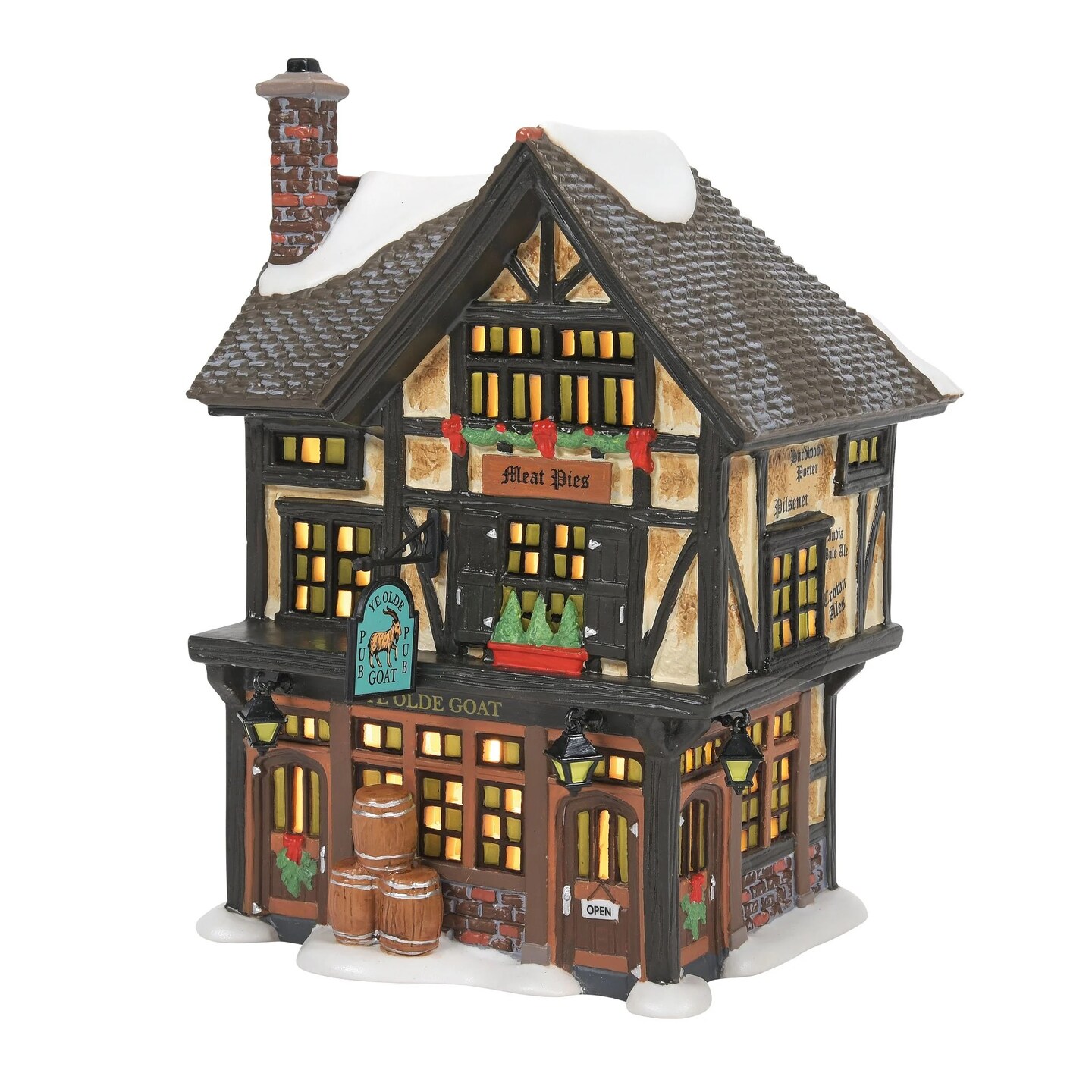 Department 56 Department 56 Lighted Dicken&#x27;s Village Ye Old Goat Pub Christmas Building #6011392