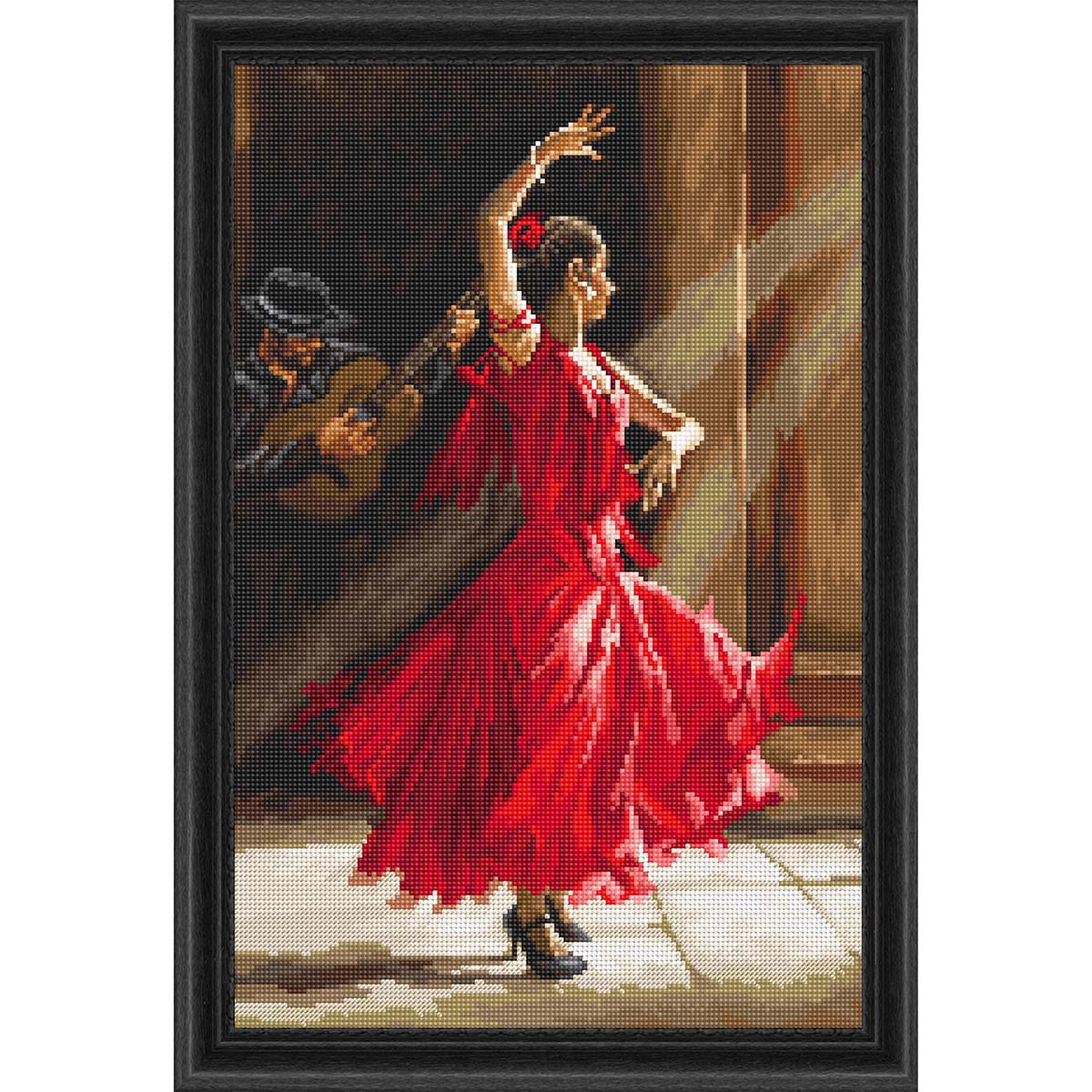 Letistitch Flamenco Kit & Frame Counted Cross-Stitch | Michaels