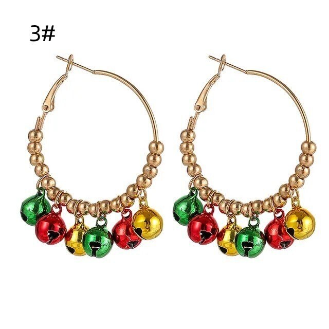 Creative Christmas Tree Earrings For Women Girls Female New Fashion Alloy Earrings Jewelry Happy New Year Festival Party Gifts