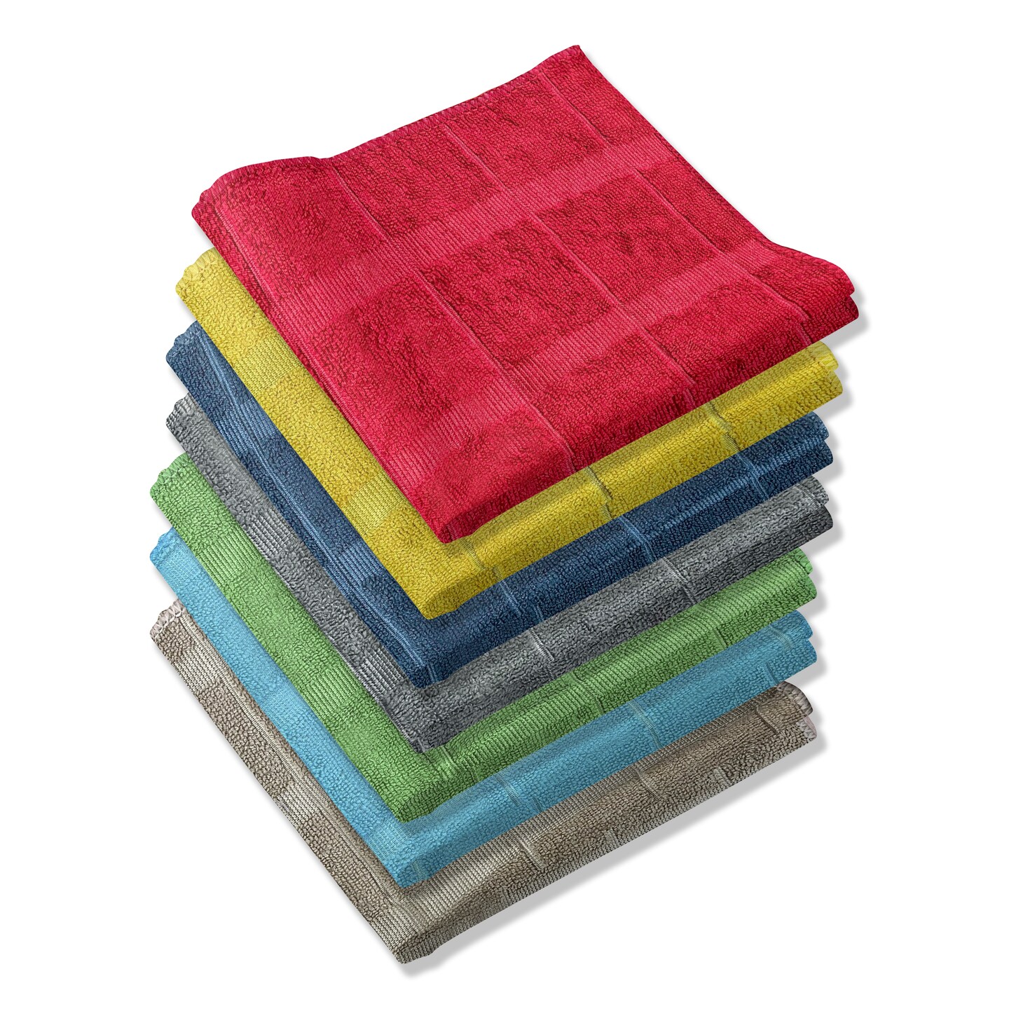 Bargain Hunters Multi-Pack Super Soft and Absorbent Microfiber Dish Cloths