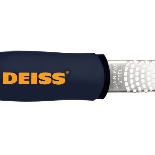 PRO Citrus Zester &#x26; Cheese Grater - Parmesan Cheese Lemon, Ginger, Garlic, Nutmeg, Chocolate, Vegetables, Fruits - Razor-Sharp Stainless Steel Blade, Wide, Dishwasher Safe (BLACK)