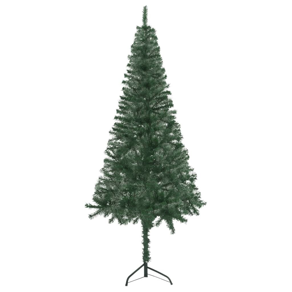 Corner Artificial Christmas Tree Green 4 ft PVC