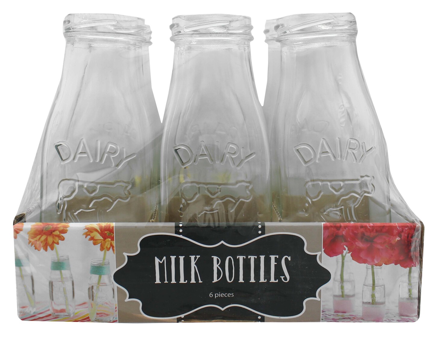 Leisure Arts Milk Bottle 6.25&#x22; 6 pack