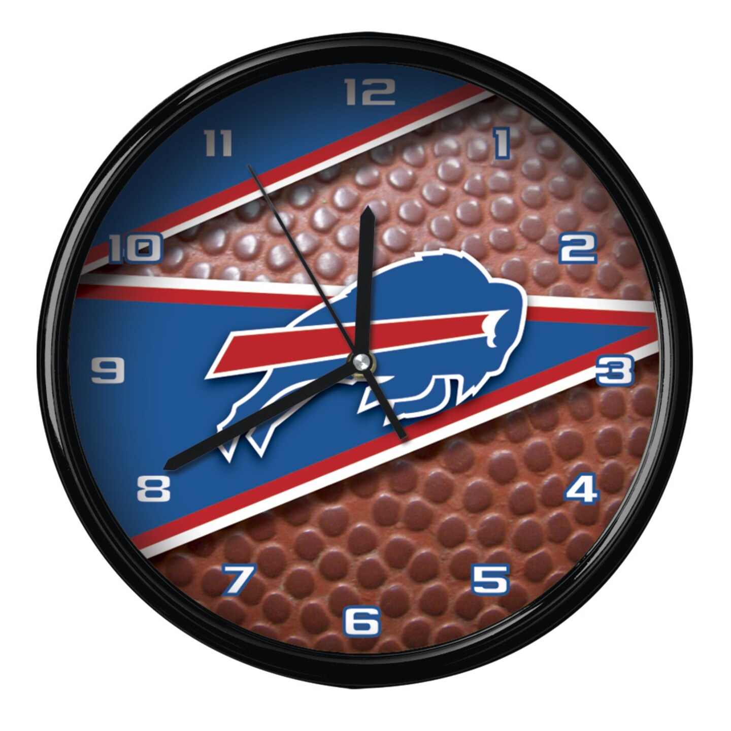 The Memory Company 11.5" Blue and Brown NFL Buffalo Bills Wall Clock