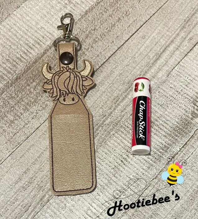 Highlands Cow Hand Sanitizer Holder and or Lip Balm Holder product 5