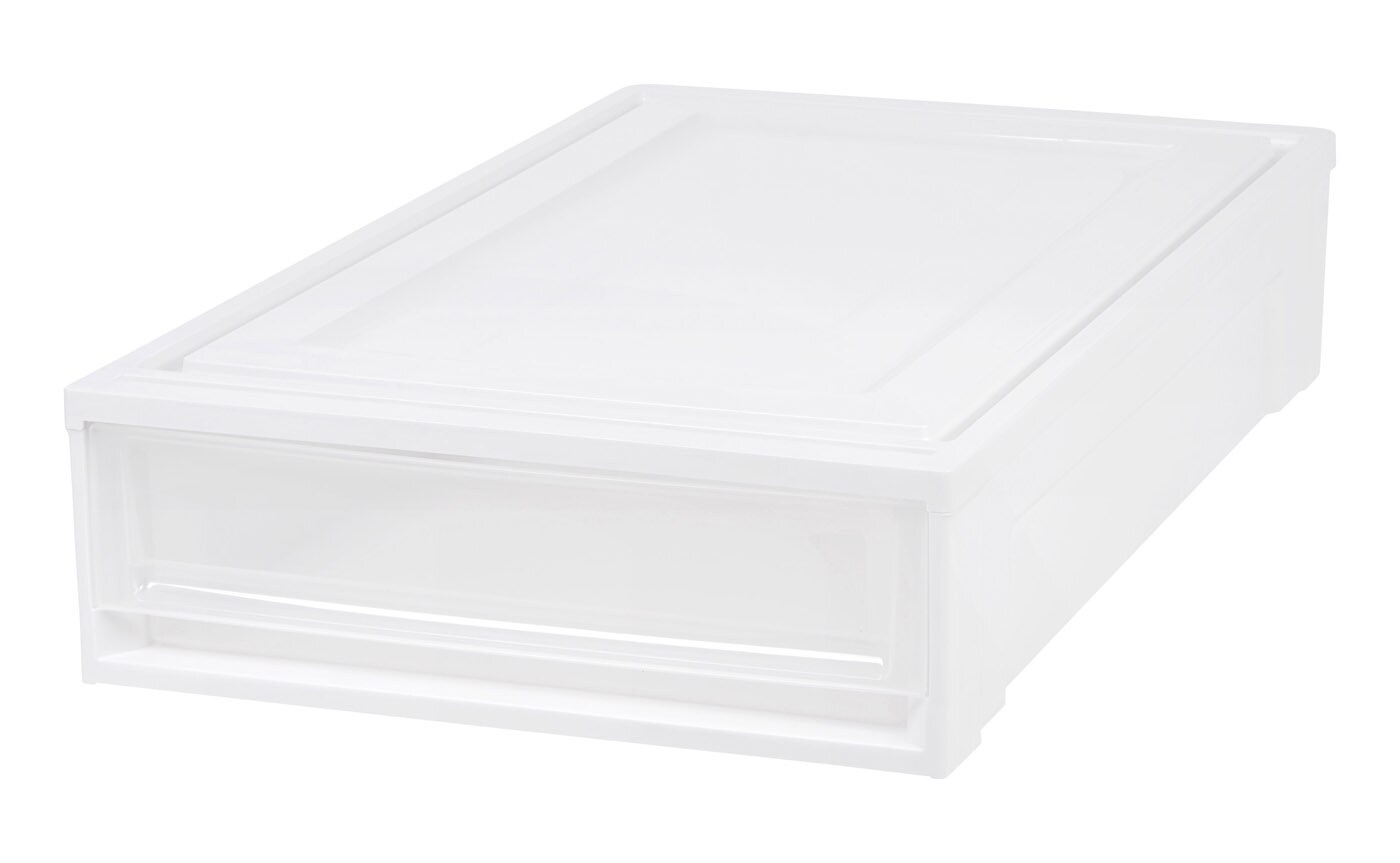 IRIS Under Bed Box Chest Drawer, White