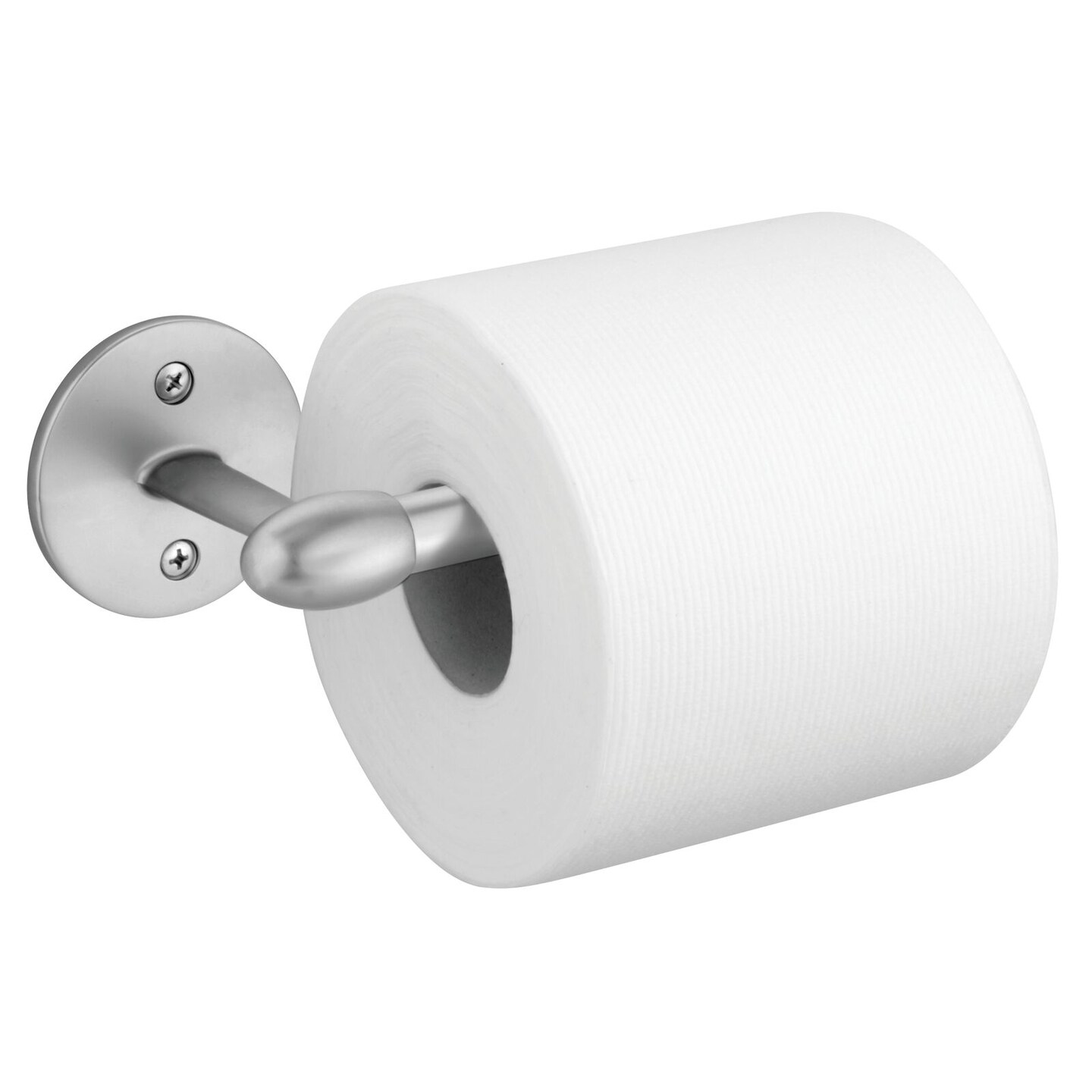mDesign Metal Wall Mount Toilet Tissue Paper Roll Holder