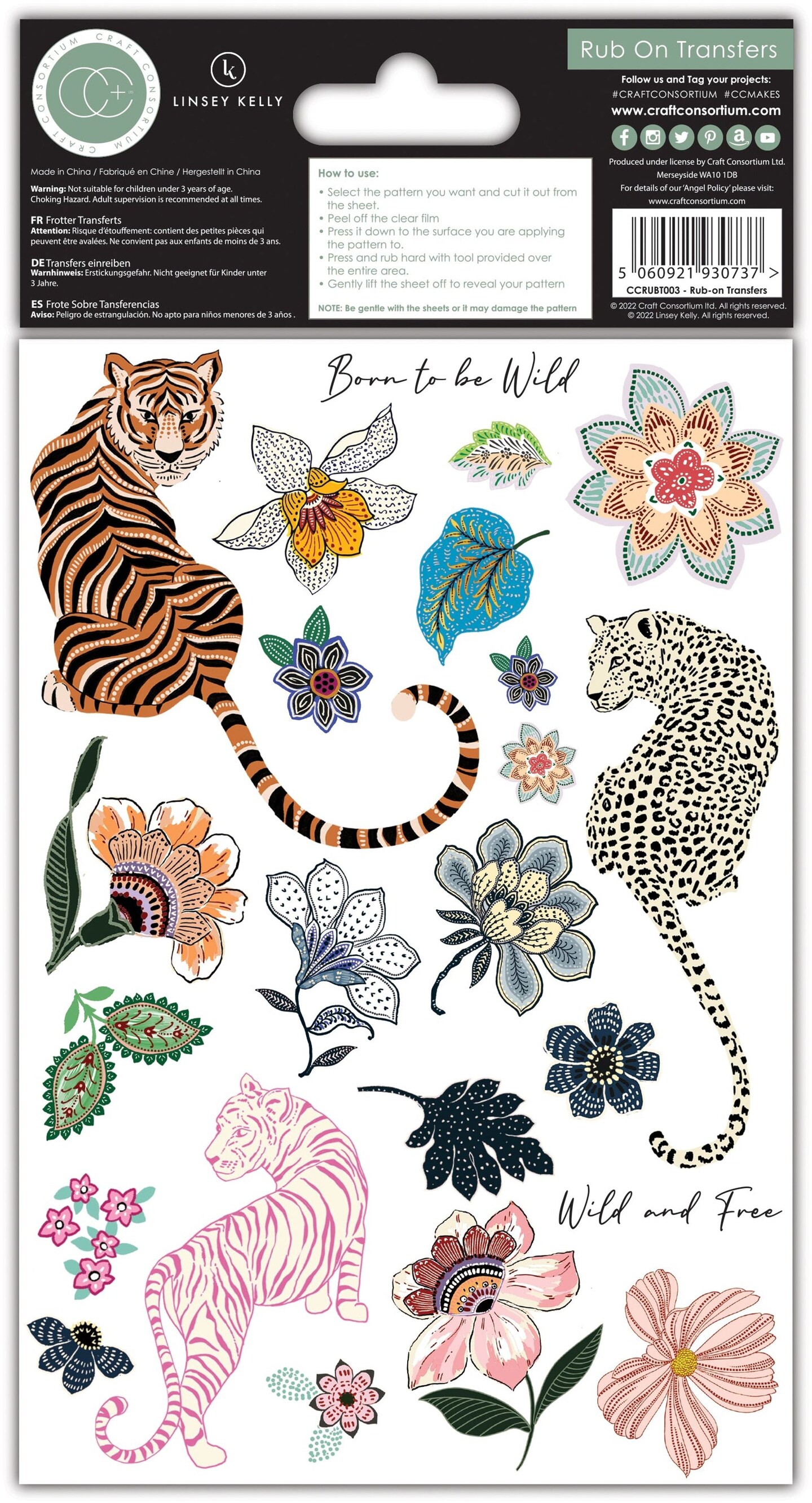Craft Consortium  Enchanted Jungle - Rub-Ons
