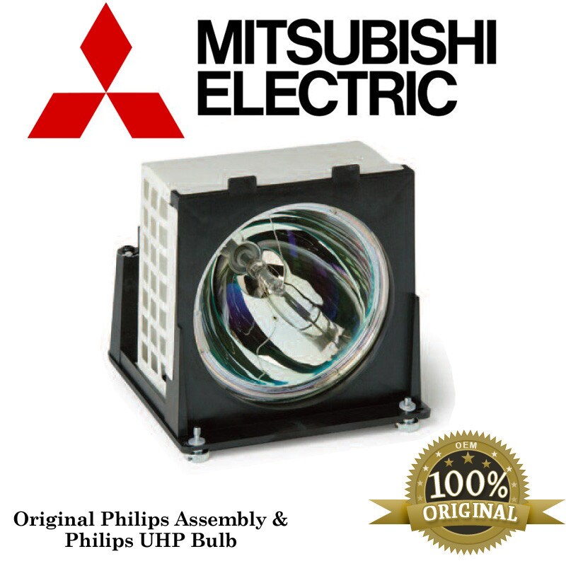 Original Mitsubishi WD62525 TV Assembly with Philips Cage and UHP Bulb