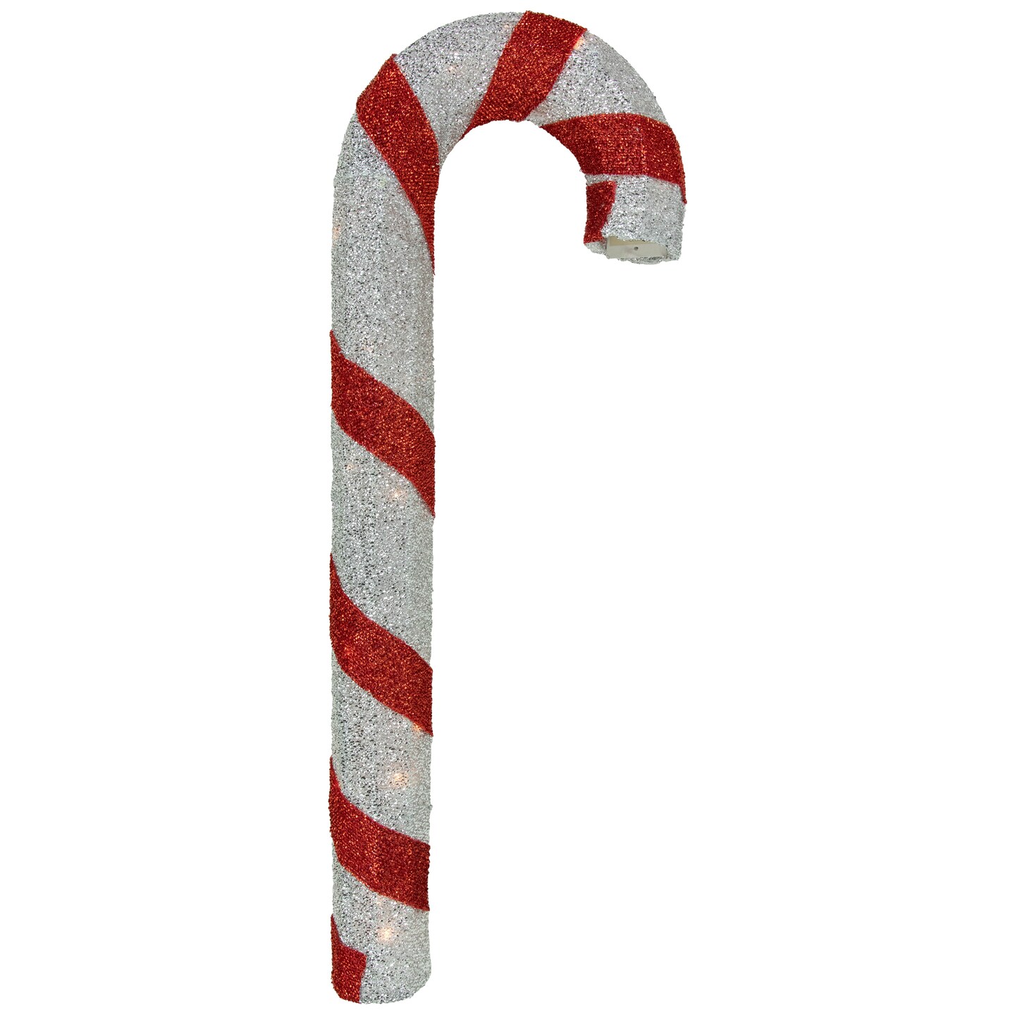 Northlight Lighted Striped Candy Cane Outdoor Christmas Decoration - 31" - Clear Lights