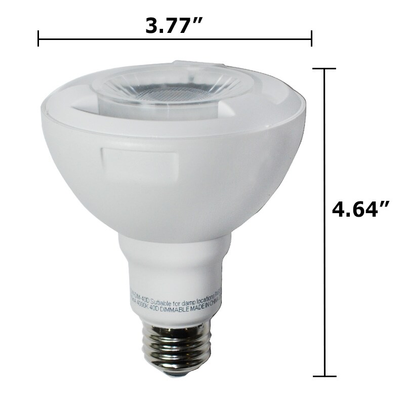 High Quality LED 11.5w Dimmable PAR30L Cool White Flood Light Bulb - 75w Equiv.