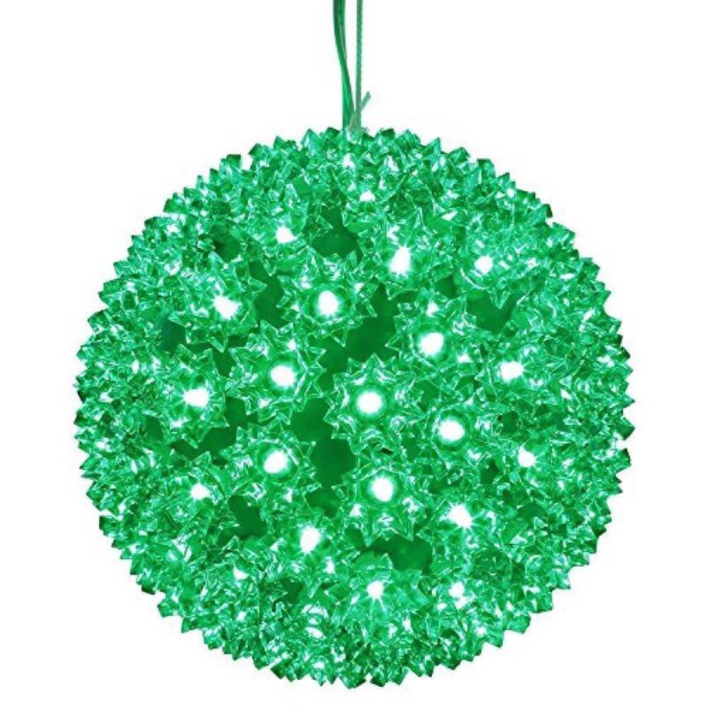 Vickerman 150Lt x 10&#x22; LED Green Starlight Sphere